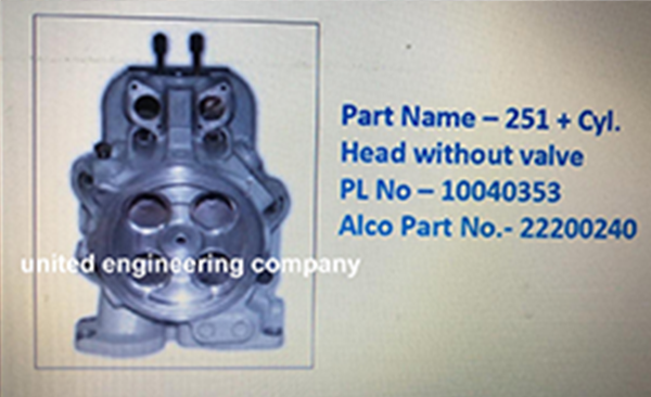 alco-cylinder-head 251-without-valve